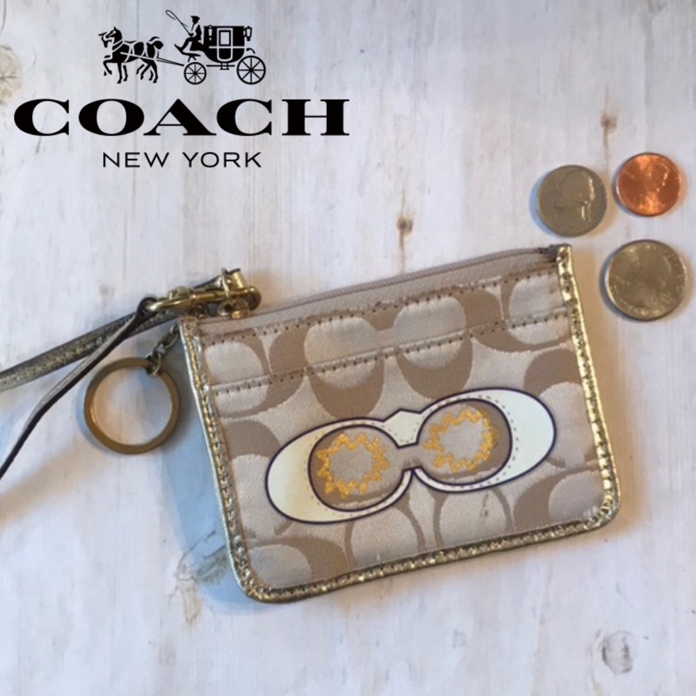 Coach Card & Key Holder